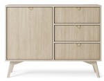KOMODA 1F 3S OFELIA- 106 x 80 x 38 cm JODEŁKA SCANDI / BEŻ
