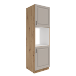 Szafka kuchenna słupek 60 DP-210 2F ATENA Jasnoszary / Dąb Artisan