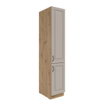 Szafka kuchenna słupek 40 DK-210 2F ATENA Jasnoszary / Dąb Artisan