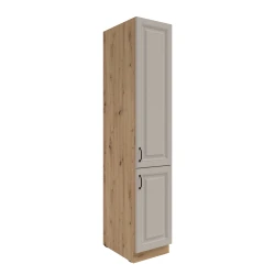 Szafka kuchenna słupek 40 DK-210 2F ATENA Jasnoszary / Dąb Artisan