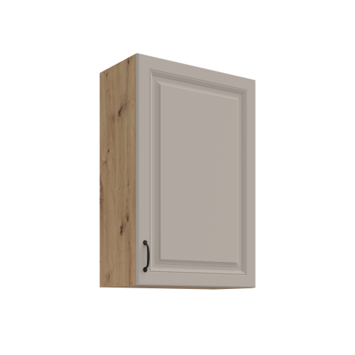 Przejdź do produktu Szafka górna 60 cm ATENA 60 G - 90 1F Jasnoszary / Dąb Artisan
