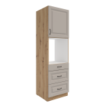 Szafka kuchenna słupek 60 DPS-210 3S 1F ATENA Jasnoszary / Dąb Artisan