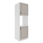 Szafka kuchenna słupek 60 DP-210 2F ATENA Jasnoszary / Biały