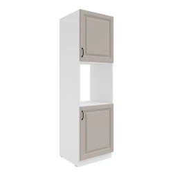 Szafka kuchenna słupek 60 DP-210 2F ATENA Jasnoszary / Biały