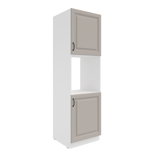 Przejdź do produktu Szafka kuchenna słupek 60 DP-210 2F ATENA Jasnoszary / Biały