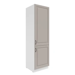 Szafka kuchenna słupek 60 DK-210 2F ATENA Jasnoszary /  Biały