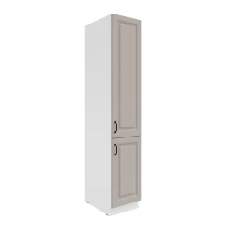 Szafka kuchenna słupek 40 DK-210 2F ATENA Jasnoszary /  Biały