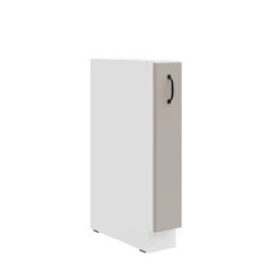 Szafka dolna 15 cm CARGO ATENA 15 D CARGO BB wysuwana z koszem Jasnoszary / Biały