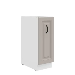 Szafka dolna 30 cm CARGO ATENA 30 D CARGO BB wysuwana z koszem Jasnoszary /  Biały