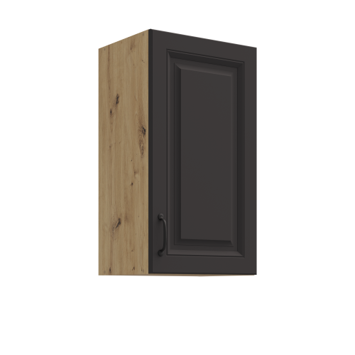 Przejdź do produktu Szafka górna 40cm ATENA 40 G-72 1F Grafit / Dąb Artisan