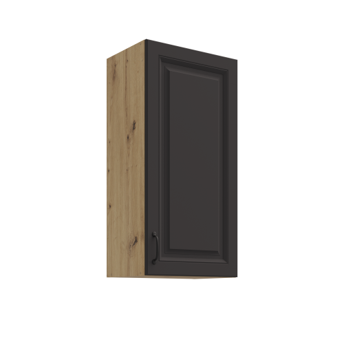 Przejdź do produktu Szafka górna 45 cm ATENA 45 G-90 1F Grafit / Dąb Artisan