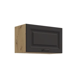 Szafka górna do zabudowy okapu 60 GU-36 1F ATENA Grafit / Dąb Artisan