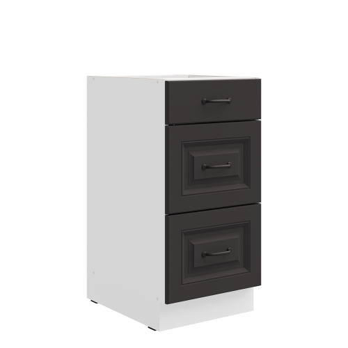 Przejdź do produktu Szafka dolna 40 D 3S BB ATENA Grafit / Biały