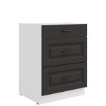 Szafka dolna 60 D 3S BB ATENA Grafit / Biały