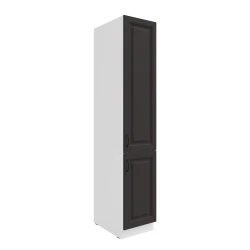 Szafka kuchenna słupek 40 DK-210 2F ATENA Grafit /  Biały
