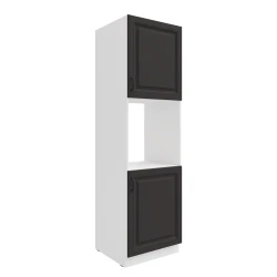 Szafka kuchenna słupek 60 DP-210 2F ATENA Grafit / Biały