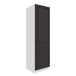 Szafka kuchenna słupek 60 DK-210 2F ATENA Grafit /  Biały