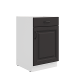 Szafka dolna 50 D 1F 1S BB ATENA Grafit / Biały 