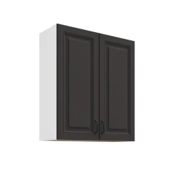Szafka górna 80 cm ATENA 80 G - 90 2F Grafit/Biały