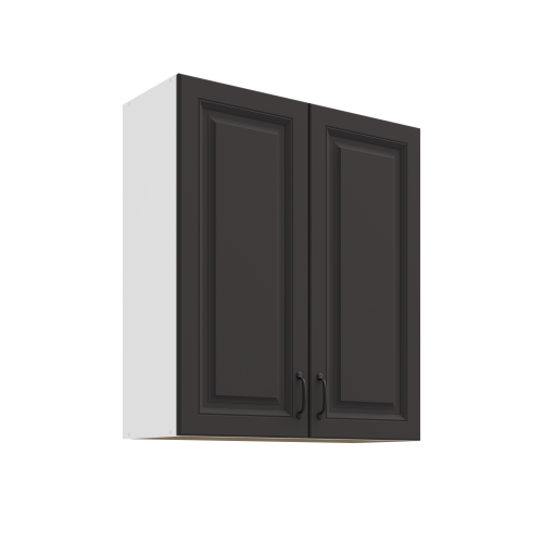 Przejdź do produktu Szafka górna 80 cm ATENA 80 G - 90 2F Grafit/Biały