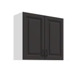 Szafka górna 80 cm ATENA 80 G - 72 2F Grafit/Biały 