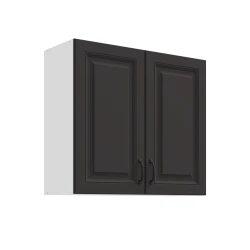 Szafka górna 80 cm ATENA 80 G - 72 2F Grafit/Biały 