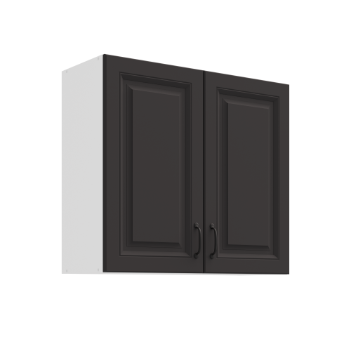 Przejdź do produktu Szafka górna 80 cm ATENA 80 G - 72 2F Grafit/Biały 