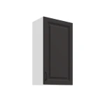 Szafka górna 50 cm ATENA 50 G - 90 1F Grafit / Biały