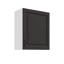 Szafka górna 60 cm ATENA 60 G - 72 1F Grafit / Biały