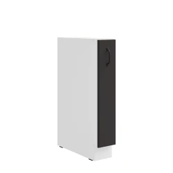 Szafka dolna 15 cm CARGO ATENA 15 D CARGO BB wysuwana z koszem Grafity  / Biały mat
