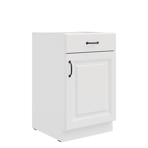 Przejdź do produktu Szafka dolna 50 D 1F 1S BB ATENA Biały mat