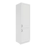 Szafka kuchenna słupek 60 DK-210 2F ATENA Biały mat