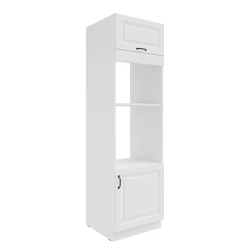 Szafka kuchenna słupek 60 DPM-210 2F ATENA Biały mat
