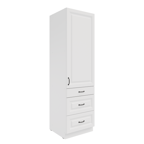 Przejdź do produktu Szafka kuchenna słupek 60 DKS-210 3S 1F ATENA Biały mat