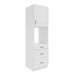 Szafka kuchenna słupek 60 DPS-210 3S 1F ATENA Biały mat