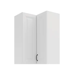 Szafka górna narożna 60 x 60 cm GN-90 2F (90°) ATENA Biały mat 