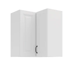 Szafka górna narożna 60 x 60 cm GN-72 2F (90°) ATENA Biały mat