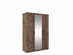 Szafa TRZYDRZWIOWA KLEO z lustrem, GARDEROBA DĄB LEFKAS