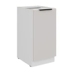 Szafka dolna 40 D 1F BB KASZMIR na białym korpusie