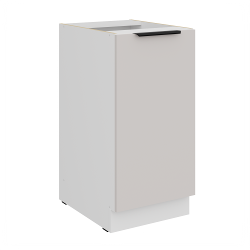 Przejdź do produktu Szafka dolna 40 D 1F BB KASZMIR na białym korpusie