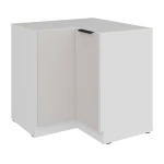 Szafka narożna dolna 90 x 90 cm 2F BB KASZMIR na białym korpusie