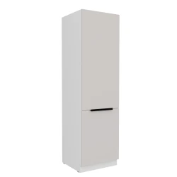 Szafka kuchenna słupek 60 DK-210 2F KASZMIR na białym korpusie