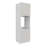 Szafka kuchenna słupek 60 DP-210 2F KASZMIR na białym korpusie