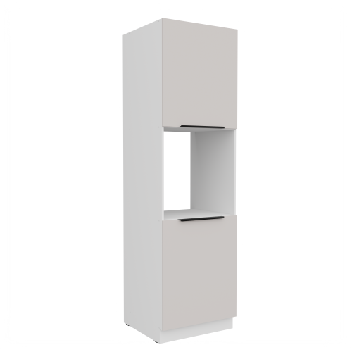 Przejdź do produktu Szafka kuchenna słupek 60 DP-210 2F KASZMIR na białym korpusie