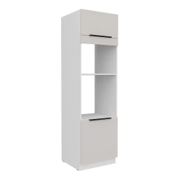 Szafka kuchenna słupek 60 DPM-210 2F KASZMIR na białym korpusie