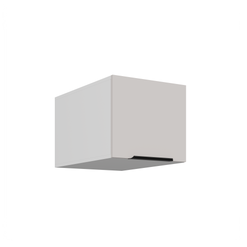 Przejdź do produktu Szafka górna nadstawna 40 NAGU-36 1F pawlacz KASZMIR na białym korpusie