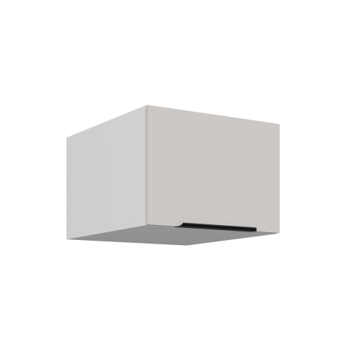 Przejdź do produktu Szafka górna nadstawna 50 NAGU-36 1F pawlacz KASZMIR na białym korpusie