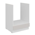 Szafka dolna 60 D GAZ BB pod zabudowę piekarnika KASZMIR na białym korpusie