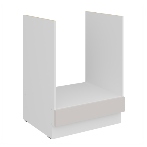 Przejdź do produktu Szafka dolna 60 D GAZ BB pod zabudowę piekarnika KASZMIR na białym korpusie