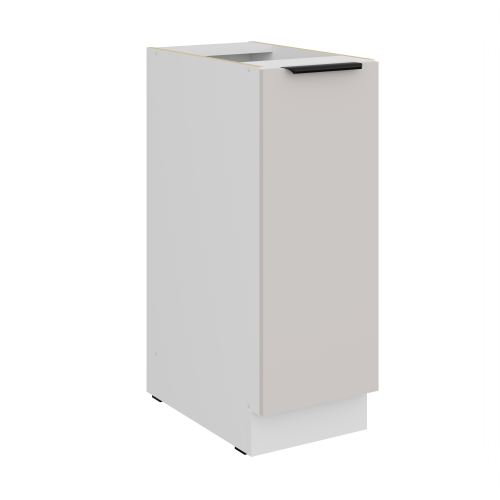 Przejdź do produktu Szafka dolna 30 D CARGO BB wysuwana z koszem KASZMIR na białym korpusie